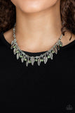 Boldly Airborne Green Necklace