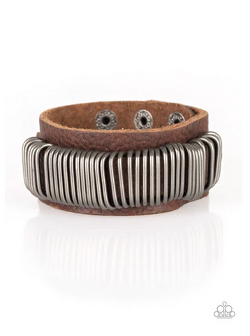 Boondock Bandit Brown Urban Bracelet | Paparazzi Accessories | $5.00