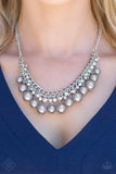 Box Office Bombshell Silver Necklace, Bracelet, and Earring Set