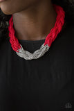 Brazilian Brilliance Red Necklace