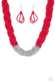 Brazilian Brilliance Red Necklace