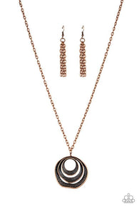 Breaking Pattern Copper Necklace