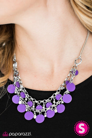 Bright Horizons Purple Necklace-ShelleysBling.com-ShelleysPaparazzi.com