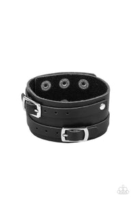 Bronco Bustin Buckles - Black Urban Bracelet