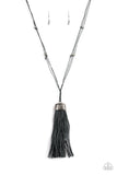 Brush It Off Silver Necklace