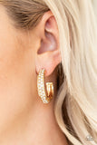 Cash Flow Gold Hoop Earrings