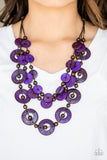 Catalina Coastin Purple Necklace