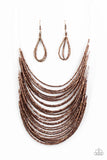 Catwalk Queen Copper Necklace