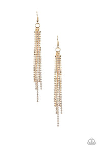 Center Stage Status Gold Earrings