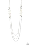 Charmingly Colorful White Necklace