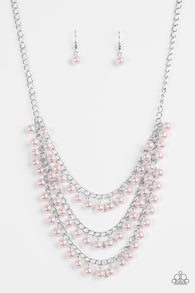 Chicly Classic Pink Necklace-ShelleysBling.com-ShelleysPaparazzi.com