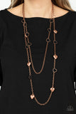 Chicly Cupid - Copper Necklace