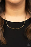 Collar Poppin Sparkle Brass Necklace