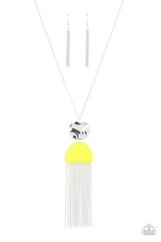 Color Me Neon - Yellow Necklace
