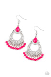 Colorful Colada Pink Earrings