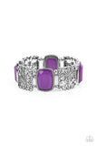 Colorful Coronation - Purple Bracelet