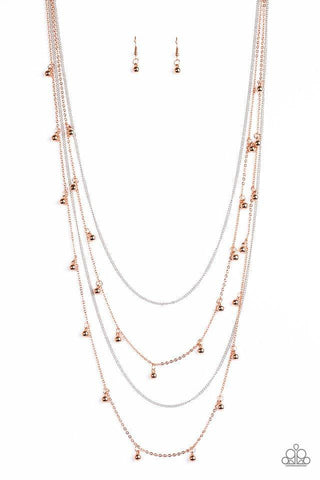 Come Out and Slay Copper Necklace-ShelleysBling.com-ShelleysPaparazzi.com