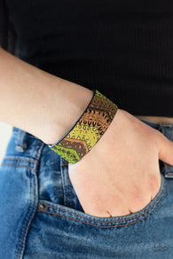 Come Uncorked Green Bracelet