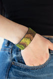 Come Uncorked Green Bracelet