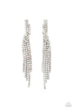 Cosmic Candescence White Post Earrings