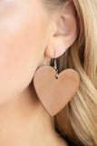 Country Crush - Brown Earrings