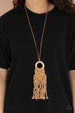 Crafty Couture - Brown Necklace