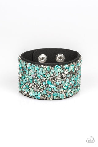 Crush Rush Green Bracelet-ShelleysBling.com-ShelleysPaparazzi.com