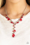 Crystal Couture Red Necklace