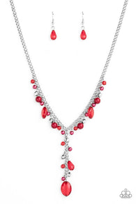 Crystal Couture Red Necklace