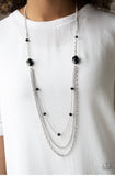 Dare to Dazzle Black Necklace