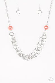 Daring Diva Orange Necklace