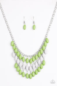 Delhi Diva Green Necklace-ShelleysBling.com-ShelleysPaparazzi.com