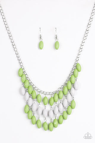 Delhi Diva Green Necklace-ShelleysBling.com-ShelleysPaparazzi.com