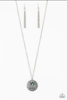 Desert Abundance Blue Necklace