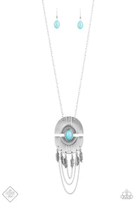 Desert Culture Blue Necklace and Bracelet Set