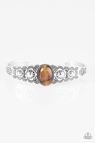 Desert Escapade Brown Bracelet-ShelleysBling.com-ShelleysPaparazzi.com