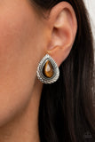 Desert Glow - Brown Earrings