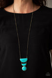 Desert Mason Brass Necklace