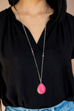 Desert Meadow Pink Necklace
