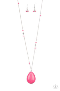 Desert Meadow Pink Necklace