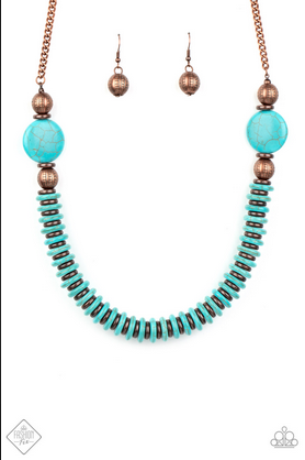 Desert Revival Copper Necklace and Bracelet Set