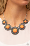 Detail Orientated - Orange Necklace