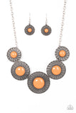 Detail Orientated - Orange Necklace