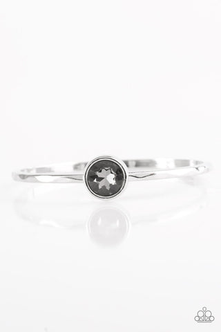 Diamonds For Breakfast Silver Bracelet-ShelleysBling.com-ShelleysPaparazzi.com