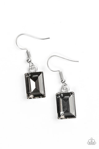 Dining with Divas Silver Earrings-ShelleysBling.com-ShelleysPaparazzi.com