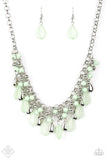 Diva Attitude Green Necklace and Bracelet Set