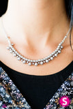 Divine Beauty Silver Necklace and Bracelet Set-ShelleysPaparazzi.com-ShelleysPaparazzi.com