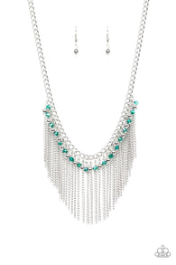 Divinely Diva Green Necklace