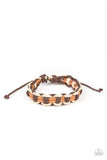 Don't Weave Me Hanging Brown Urban Bracelet