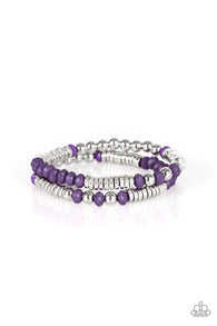 Downright Dressy Purple Bracelet